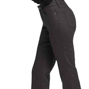 NYDJ coated straight leg jeans